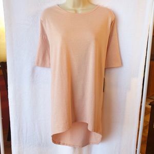 LuLaRoe Irma Top Rare Solid Color Peach Authentic